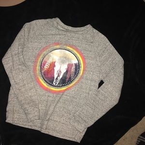 Super Cute Thin Cow  Skull Sweater—size small